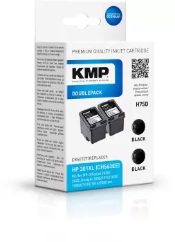 Image of KMP 1719,4021 ink cartridge 2 pc(s) Compatible Black