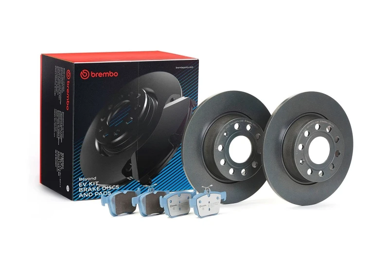 Image of BREMBO Brake discs and pads set BREMBO KT 08 025