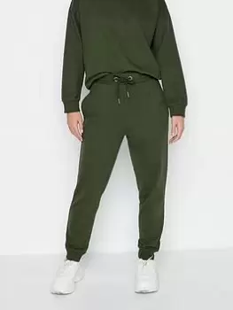 Image of PixieGirl Petite Khaki Jogger - Green, Size 14, Women
