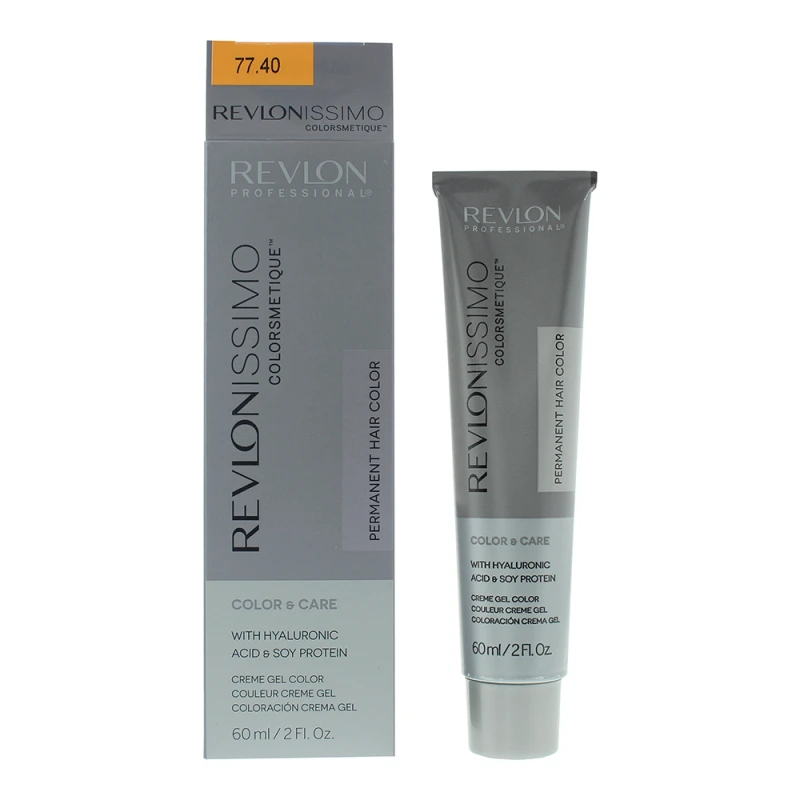 Image of Revlon Revlonissimo Colorsmetique 77.40 Intense Light Copper Hair Colour 60ml