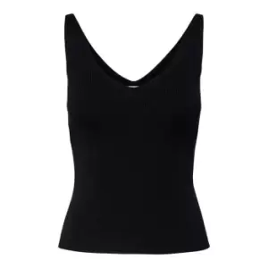 image of JDY v neck knitted vest - Black