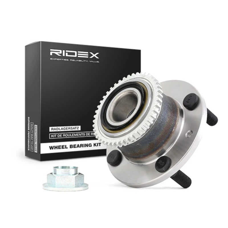 Image of RIDEX 654W0175 Wheel bearing kit Rear Axle Wheel Bearing Kit (654)