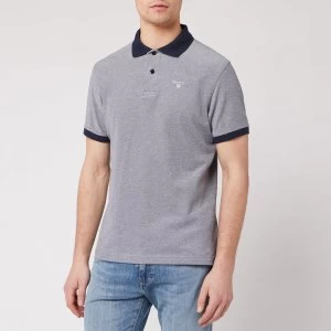Image of Barbour Mens Sports Polo Mix - Midnight - L - Blue