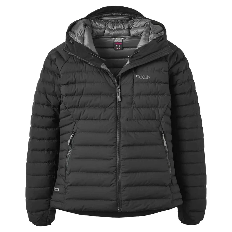 Image of Womens Puffer jacket Rab Microlight Noir Female L