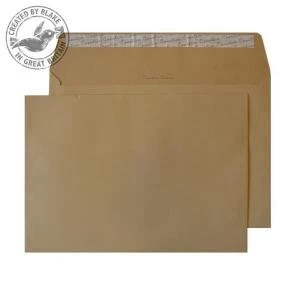 image of Blake Creative Colour C4 120gm2 Peel and Seal Pocket Envelopes Biscuit