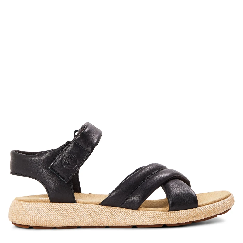 Image of Timberland Womens Backstrap Flatform Sandals Blk Full Grain female 3.5 (36)