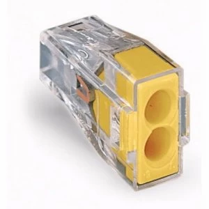 Image of WAGO 773-102 2 Way Push In Terminal Connector - Single