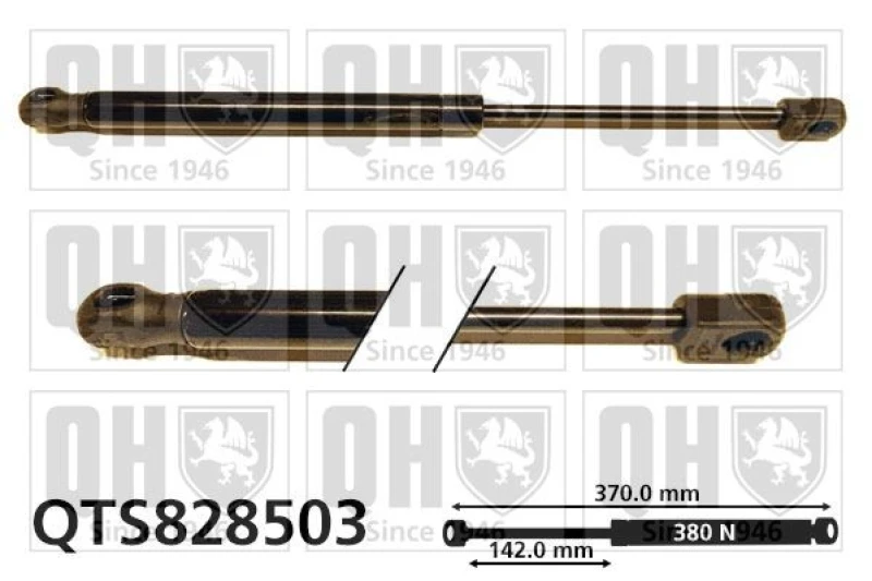 Image of QUINTON HAZELL Bonnet strut QUINTON HAZELL QTS828503