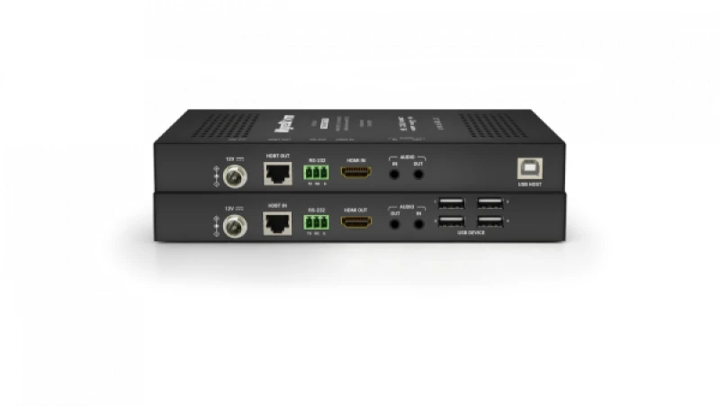 Image of WyreStorm EX-100-H2 AV extender AV transmitter & receiver Black