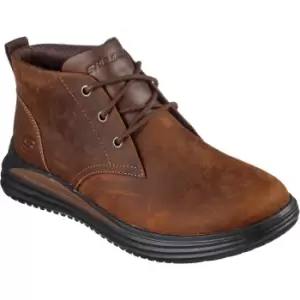 Image of Skechers Mens Proven Yermo Lace Up Leather Ankle Boots UK Size 11 (EU 46)