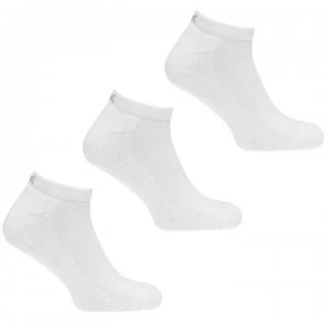 Image of Calvin Klein Liner Socks 3 Pack - White