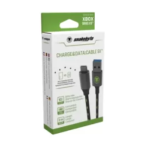 Image of Snakebyte USB CHARGE DATA CABLE SX 2m USB Cable for Xbox Series X/S