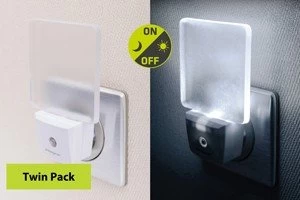 image of 10 PACK - LED Auto Sensor LED Night Light - Twin Pack