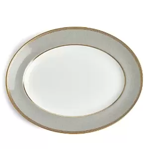 image of Wedgwood Renaissance Grey Oval Platter