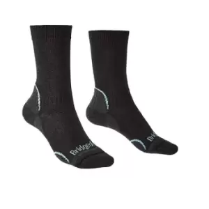 Image of Bridgedale HIKE Lightweight T2 Coolmax Performance Boot Womens - Large Graphite/Mint