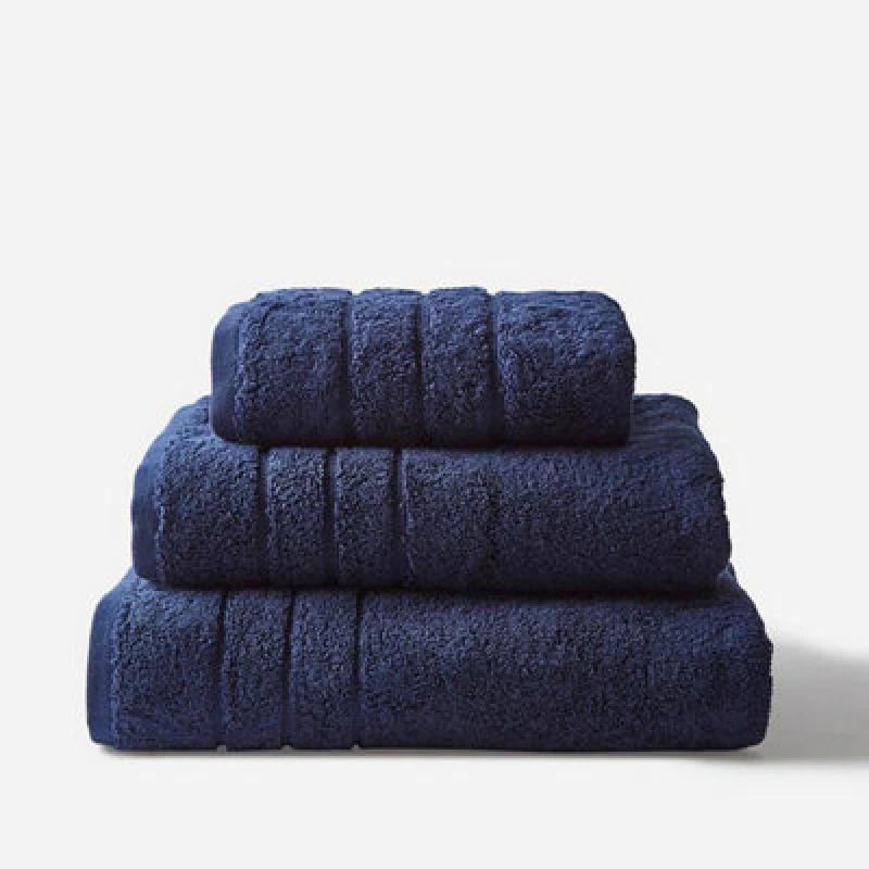 Image of Allure Bath Fashions Hotel Luxury Heavweight Hand Towel - Navy
