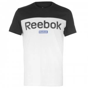 image of Reebok BL Short Sleeve T Shirt Mens - Black