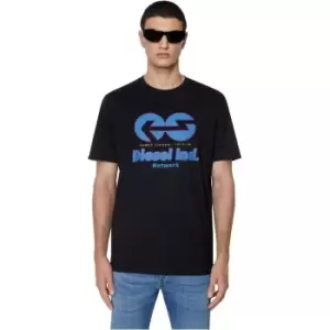 image of Diesel Network T-Shirt Mens - Black