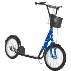 Image of Reiten Kids Kick Scooter Teen Ride On Adjustable Children Scooter with Brakes - Blue