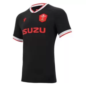 image of Macron Wales Alternate Authentic Shirt 2020 2021 - Black