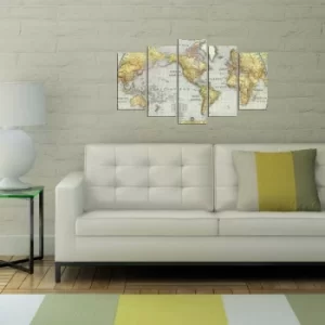 Image of 5MX-125 Multicolor Decorative MDF Painting (5 Pieces)