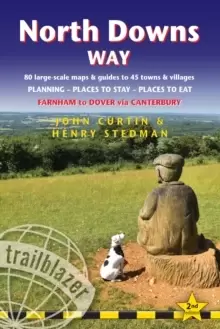 Image of North Downs Way (Trailblazer British Walking Guide) : Practical walking guide to North Downs Way with 80 Large-Scale Walking Maps & Guides to 45 Towns