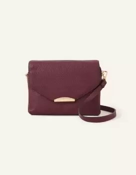 Image of Accessorize Womens Double Zip Cross Body Bag Red