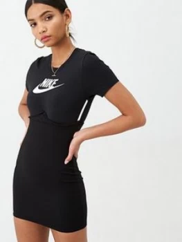 Image of Nike NSW Heritage Bodysuit - Black, Size XS, Women