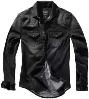 Image of Brandit Riley Denim Shirt, black, Size 3XL, black, Size 3XL