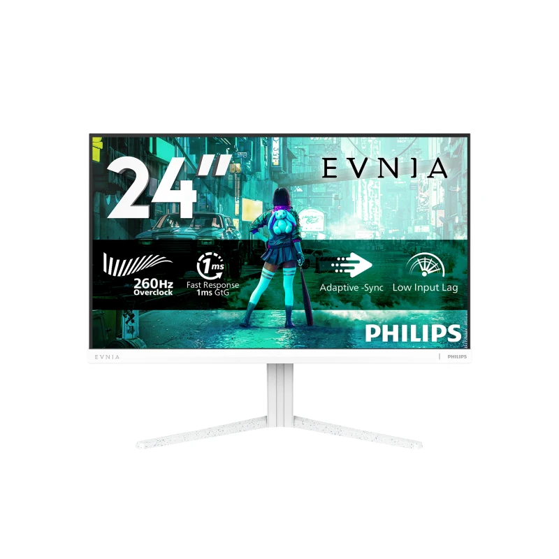 Image of Philips Evnia 24M2N3201P 23.8" Full HD Fast IPS 260Hz 0.3ms HDR10 Height Adjustable Gaming Monitor 24M2N3201P/00