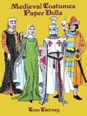 Image of medieval costumes paper dolls