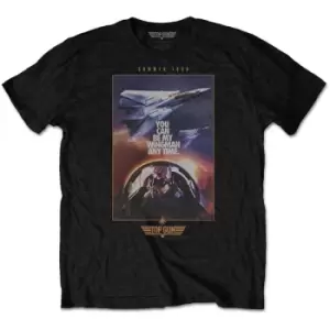 Image of Top Gun - Wingman Poster Unisex XX-Large T-Shirt - Black