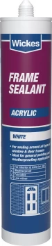 Image of Wickes Frame Acrylic Sealant - White 310ml