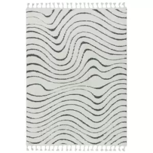 Image of Asiatic Carpets Ariana Ripple Rug / Monochrome / Medium