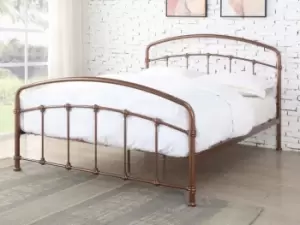 Image of Flintshire Mostyn 5ft King Size Shining Rose Metal Bed Frame