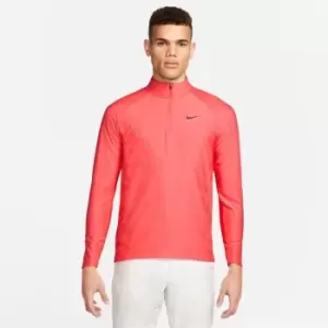 Image of Nike Dri-FIT ADV Tour Mens 1/2-Zip Golf Top - Black