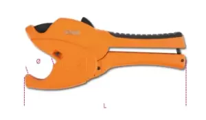 image of Beta Tools 342P Plastic Pipe Ratchet Shears (Max 50mm) Magnesium Alloy Body