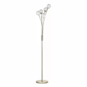 image of The Lighting and Interiors Gold Jackson Floor Lamp