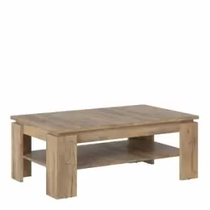 image of Rapallo Large Coffee Table In Chestnut And Matera Grey