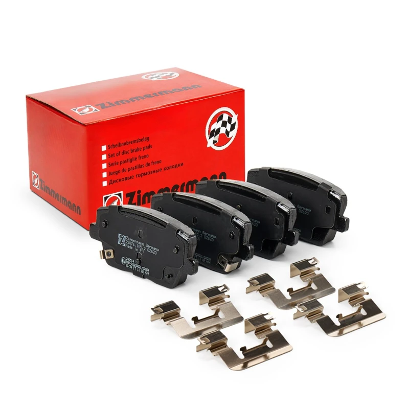 Image of ZIMMERMANN Brake pad set ZIMMERMANN 22876.165.2