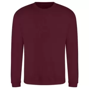 Image of AWDis Adults Unisex Just Hoods Sweatshirt (4XL) (Burgundy)