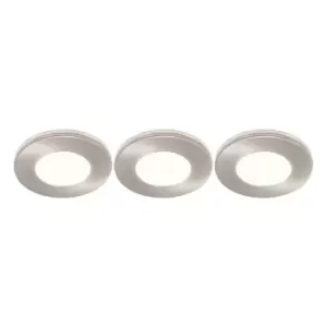 image of NxtGen Alabama Slim LED Under Cabinet Light 2W (3 Pack) Warm White Brushed Nickel