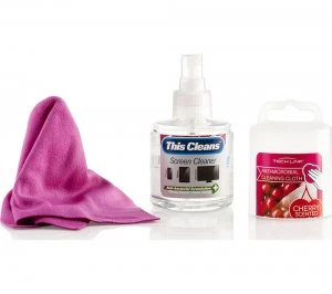 Image of Techlink This Cleans Cherry Scented Screen Cleaner
