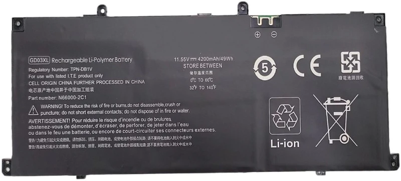 Image of CoreParts Lpop ery for HP 48.51Wh