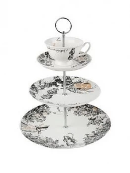 image of V&A Alice In Wonderland 3-Tier Cake Stand