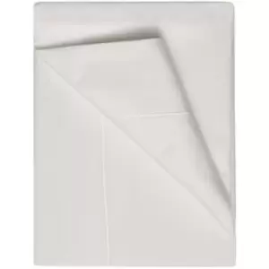 Image of Belledorm 400 Thread Count Egyptian Cotton Flat Sheet (Double) (Ivory) - Ivory