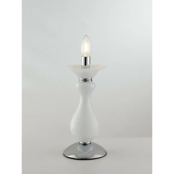 Image of Fan Europe Lighting - Fan Europe SOFFIO Table Lamp White 15x36cm