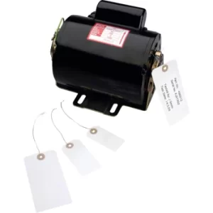 Image of White Card Tags 100X51MM C/W 10" Wire Ties (1000)