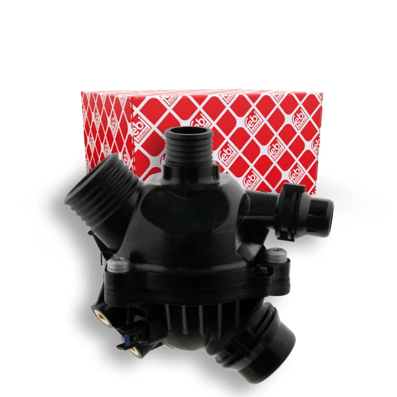 Image of FEBI BILSTEIN 30265 Engine thermostat Opening Temperature: 97°C, without gasket/seal Thermostat,coolant (316)