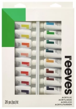 image of Reeves Acrylic 22ml Set 20 Pieces